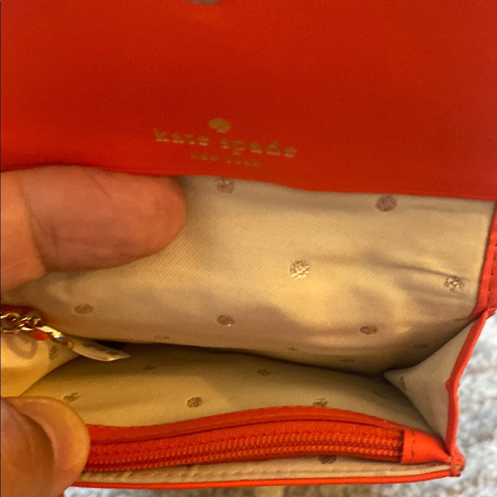 Kate Spade Bow Terrace Darla Marachino Keychain Wallet. EUC - Picture 4 of 13